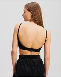 Karl Lagerfeld - Essential Logo Scoop Bralette