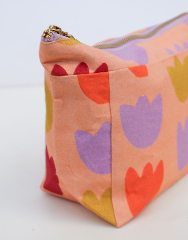 Mosey Me - Tulip Fields Cosmetic Bag