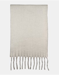 Morgan & Taylor - Hannah Reversible Scarf in Cream