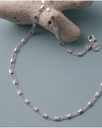 Najo - Summer Veil Silver Necklace