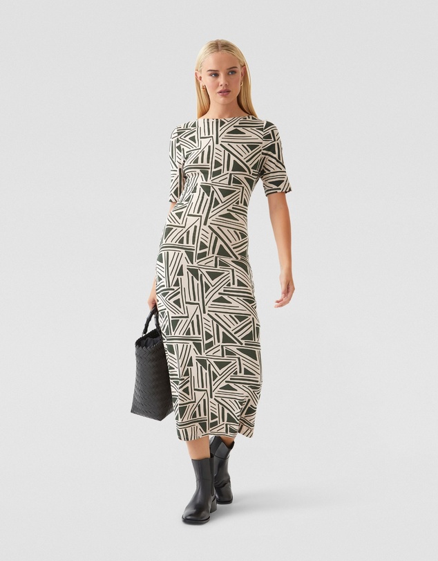 Oxford - Leonie Printed Jersey Dress
