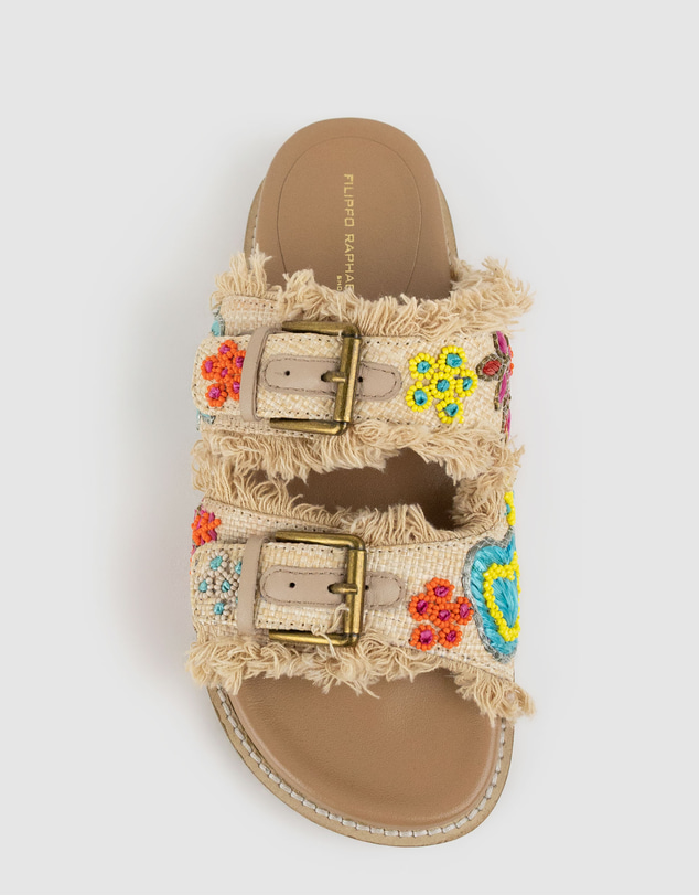 Edward Meller - KIMORA Embroidered Slide