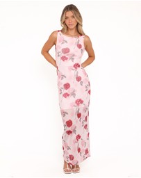 Petal & Pup - Brissa Maxi Dress - Pink Floral