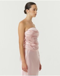 Third Form - Satin Drape Bustier