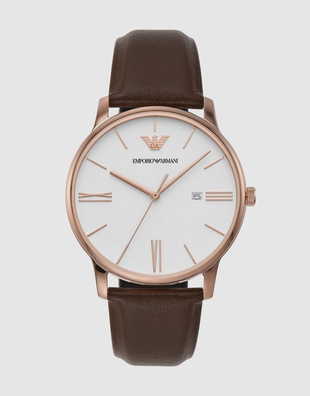 Emporio Armani - Brown Analogue Watch