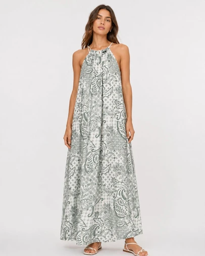 Vero Moda - Cille Halterneck Summer Maxi Dress
