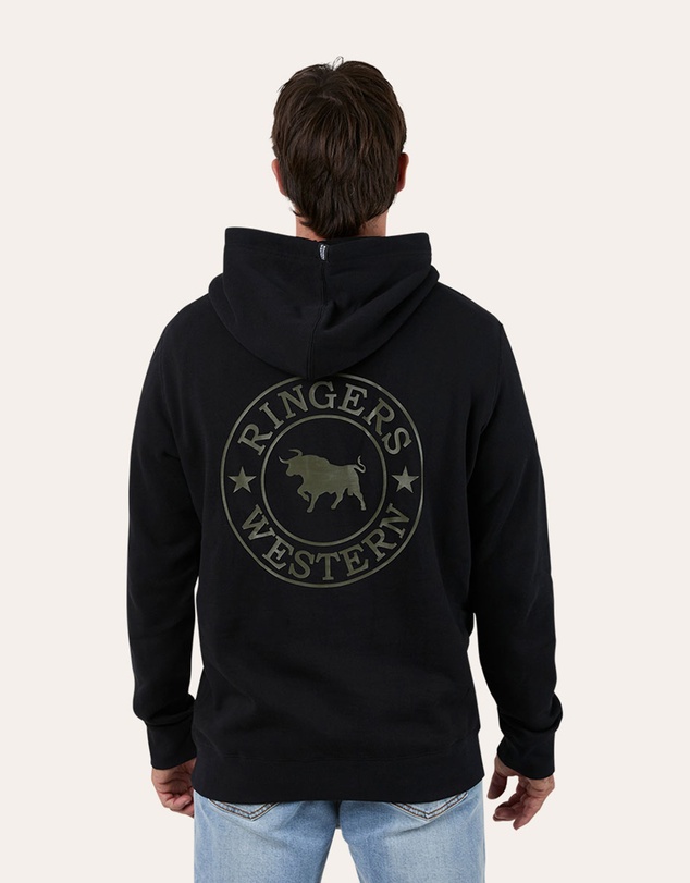 Ringers Western - Signature Bull Mens Pullover Hoodie
