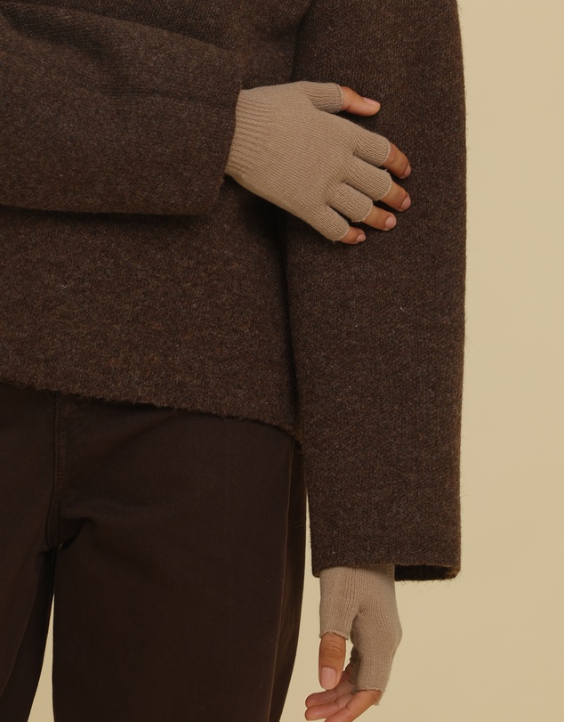 Morgan & Taylor - Jaylah Knitted Fingerless Gloves