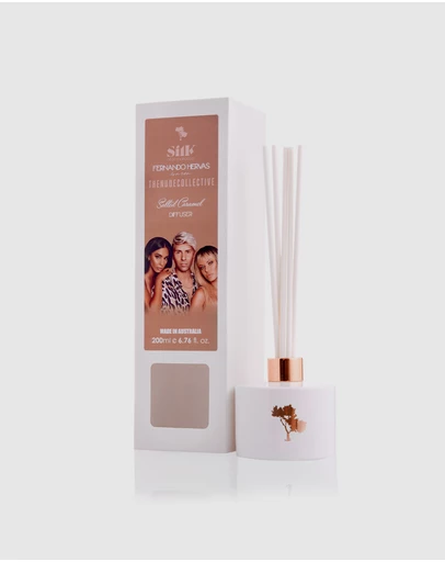 Silk Oil of Morocco - The Nude Collective Salted Caramel Reed Diffuser