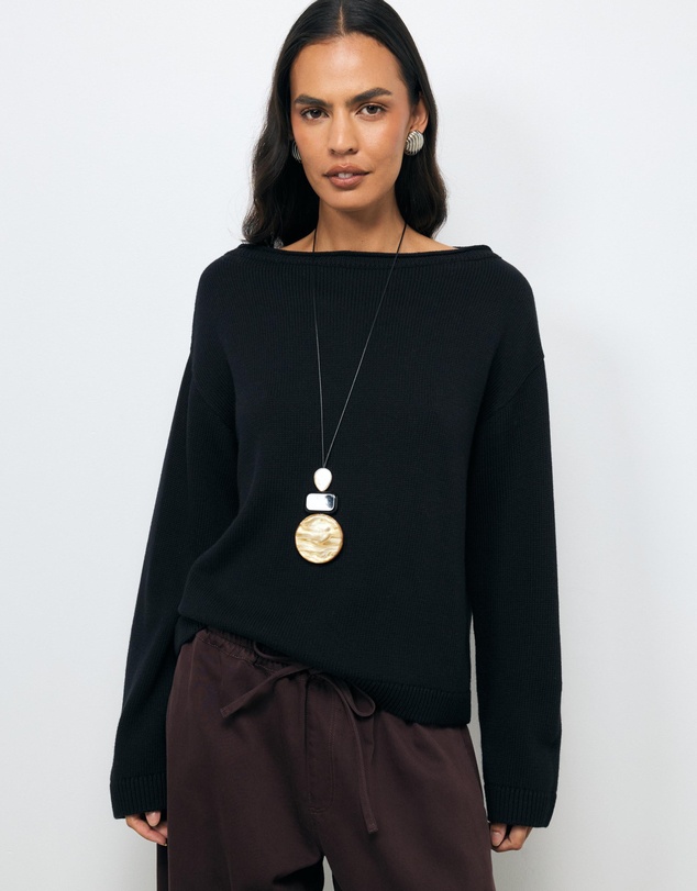 AERE - Nika Cotton Cashmere Knit Jumper