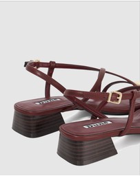 Dune London - Jenna - Burgundy