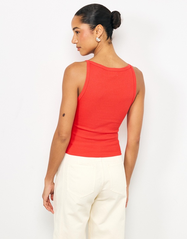 AERE - Fi High Boat Neck Tank