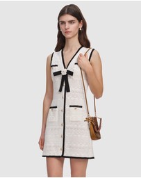 Self Portrait - Pointelle Knit Mini Dress