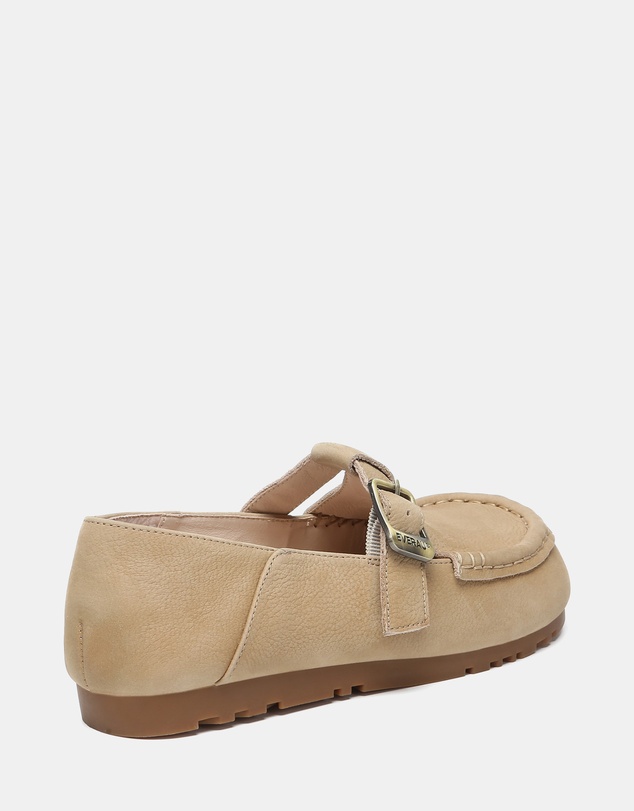 EVERAU - EverAU Ugg Maria Cow Suede Upper Loafer Oxfords Flats