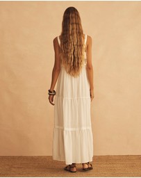 AUR OCEA - Bianca Lace Frill Slip Dress