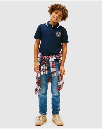 Tommy Hilfiger - Graphic Short Sleeve Polo - Kids