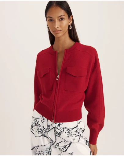 SABA - Amaya Boiled Wool Bomber