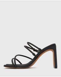 Betts - Wider Fit Cleopatra High-Heeled Strappy Mules