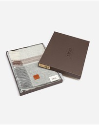 Ozwear Connection Uggs - 100% Wool Scarf Camel Check