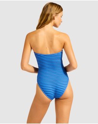 Seafolly - Mesh Effect DD Bandeau One Piece Swimsuit