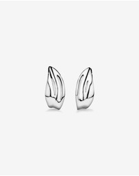Michael Hill - Organic Shape Stud Earrings in Sterling Silver