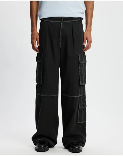Boiler Room - Worn Seam Cargo Pants