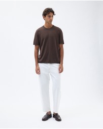 AERE - Cotton Cashmere Knit T-Shirt