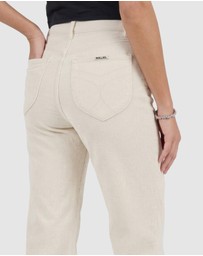 Rolla's - Eastcoast Flare Jean - Ivory Cord