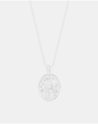 By Charlotte - Silver Everything You Are Is Enough Small Necklace