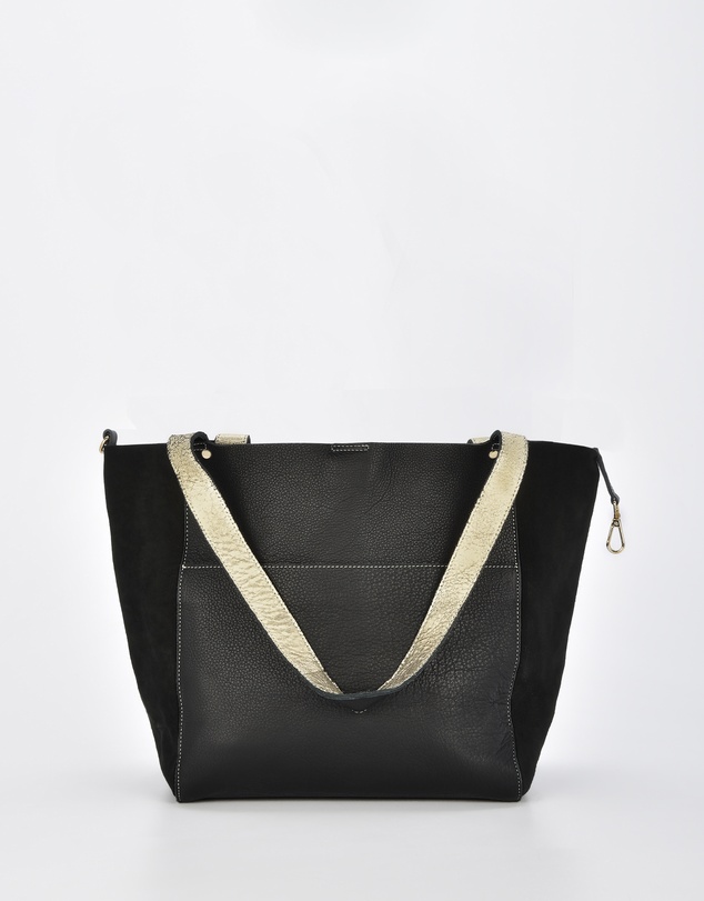 Cobb & Co - Phoenix Suede & Metallic Contrast Tote