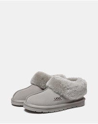 EVERAU - Australian Shepherd Ugg Homey Special Cow Suede Upper House Shoes