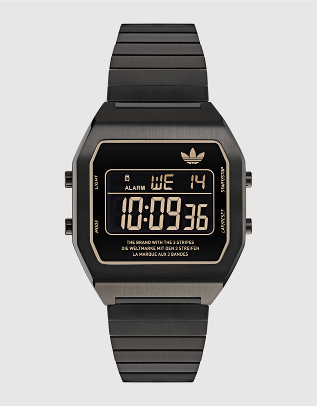 adidas Originals - Digital Two Black Watch