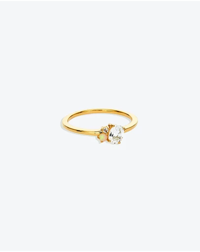 By Charlotte - Gold Kindred April Ring
