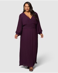 Pink Dusk by Curve Project - Secret Rendezvous Maxi Dress