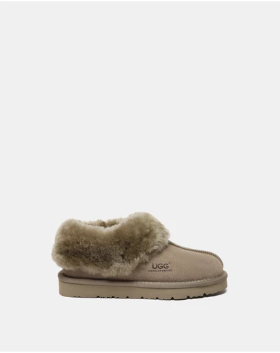 EVERAU - Australian Shepherd Ugg Homey Special Cow Suede Upper House Shoes
