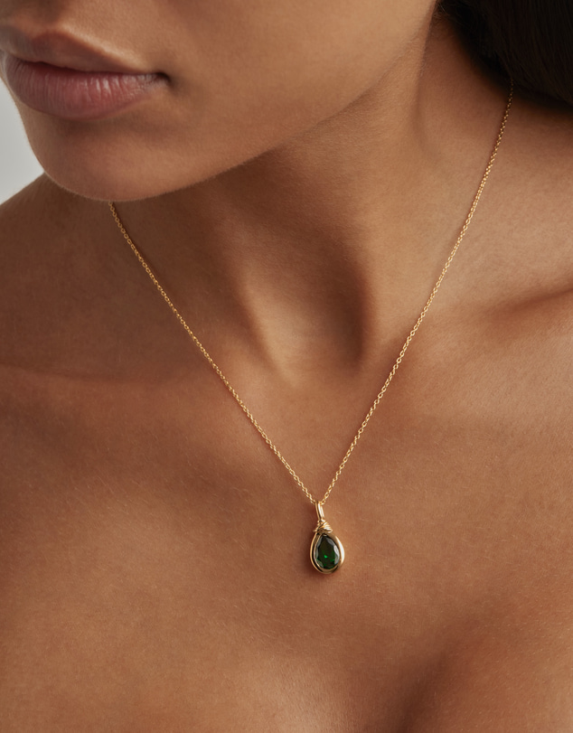By Charlotte - Soul Searching Necklace - Ocean Green