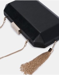 Olga Berg - Lia Facetted Clutch With Tassel