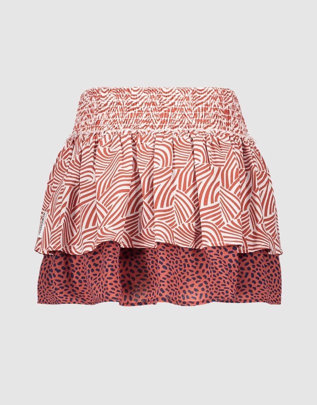 B.Nosy - Zebra Print Ruffle Skirt - Kids-Teens