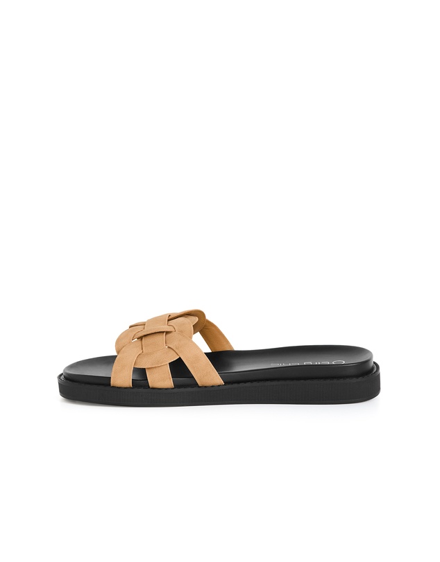 City Chic - WIDE FIT Star Weave Slide