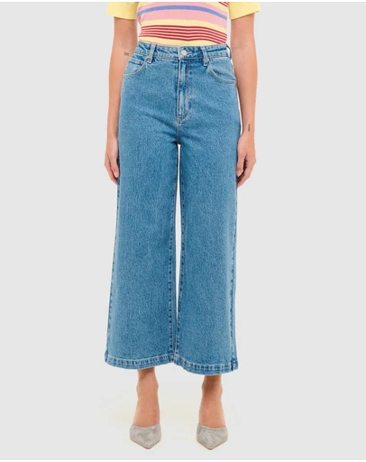 Abrand - 94 Wide Crop Jeans
