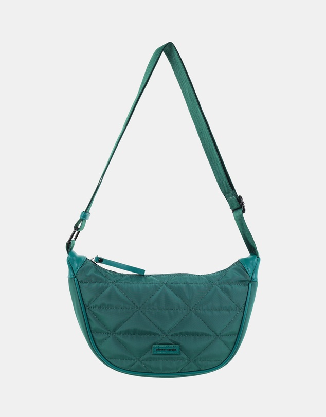 Pierre Cardin - Pierre Cardin Ladies Nylon Crescent Cross-Body Bag