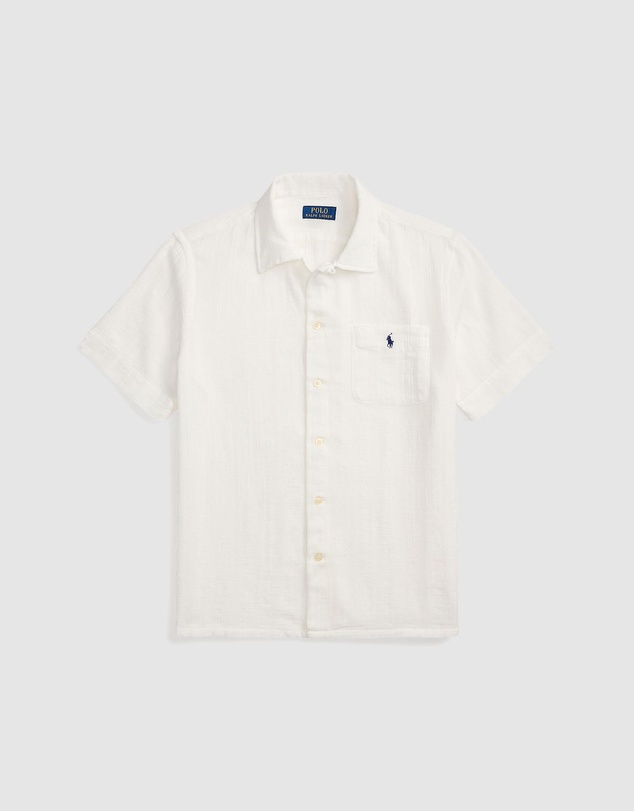 Polo Ralph Lauren - Classic Fit Basket-Weave Camp Shirt