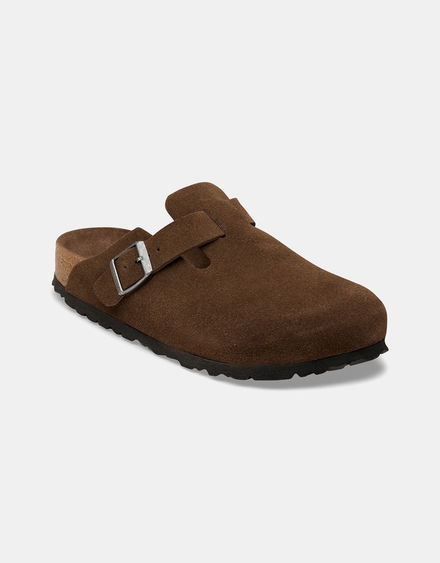 Birkenstock - Boston SFB Tonal Footbed Suede Leather Narrow - Unisex