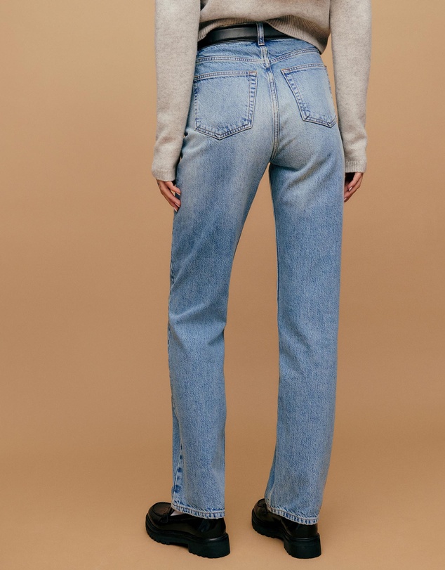 Reformation - Abby High Rise Straight Jeans