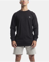 Vacancy Co - Palm Embroidery Long Sleeve Tee