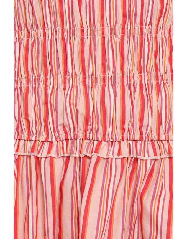 Petal & Pup - Leabrook Mini Dress - Peach Stripe