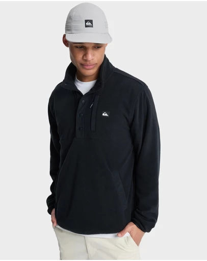 Quiksilver - Mens No Destination Half Zip Fleeece Jumper