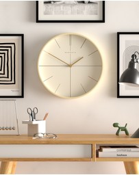 Newgate - Newgate Mr Clarke Clock Pale Wood Hockey Dial