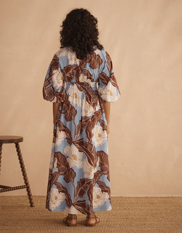 AUR OCEA - Plunge Blouson Dress