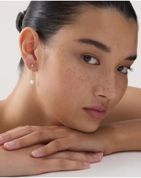 Najo - Tidal Whisper Silver Single Pearl Earring